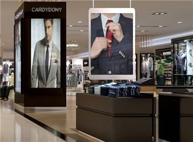 Shopping mall P5.21 LED transparent display case
