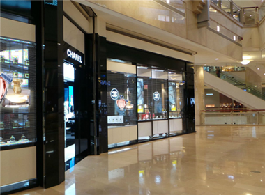 Shopping mall waterproof led transparent screen project case