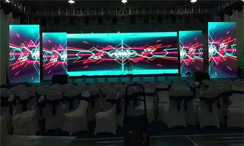 室內舞臺推拉LED顯示屏案例