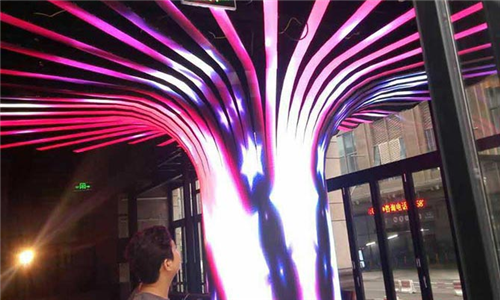 北京中駿世界城樹形LED異形屏